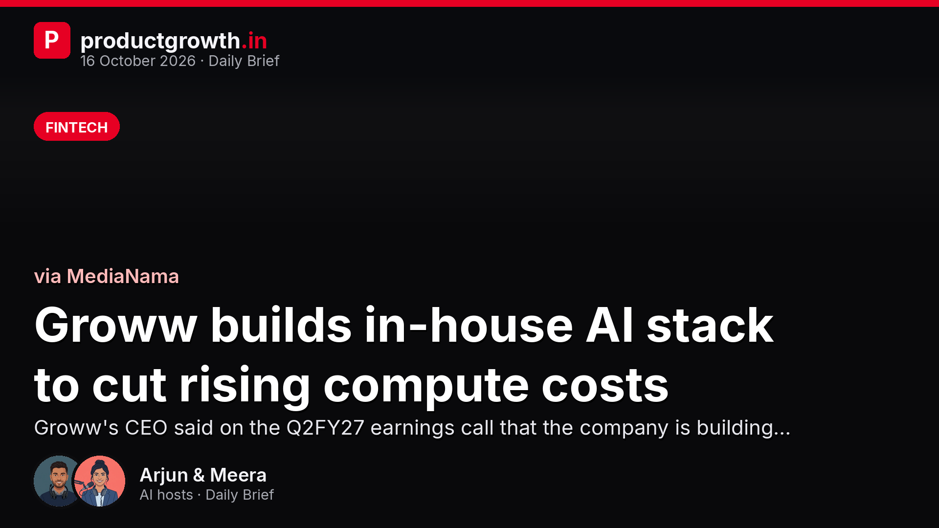 Groww builds in-house AI stack to cut rising compute costs